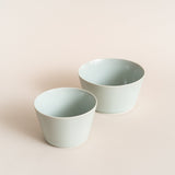 Tripware Recycled Ceramic Straight-Sided Bowls Water Blue