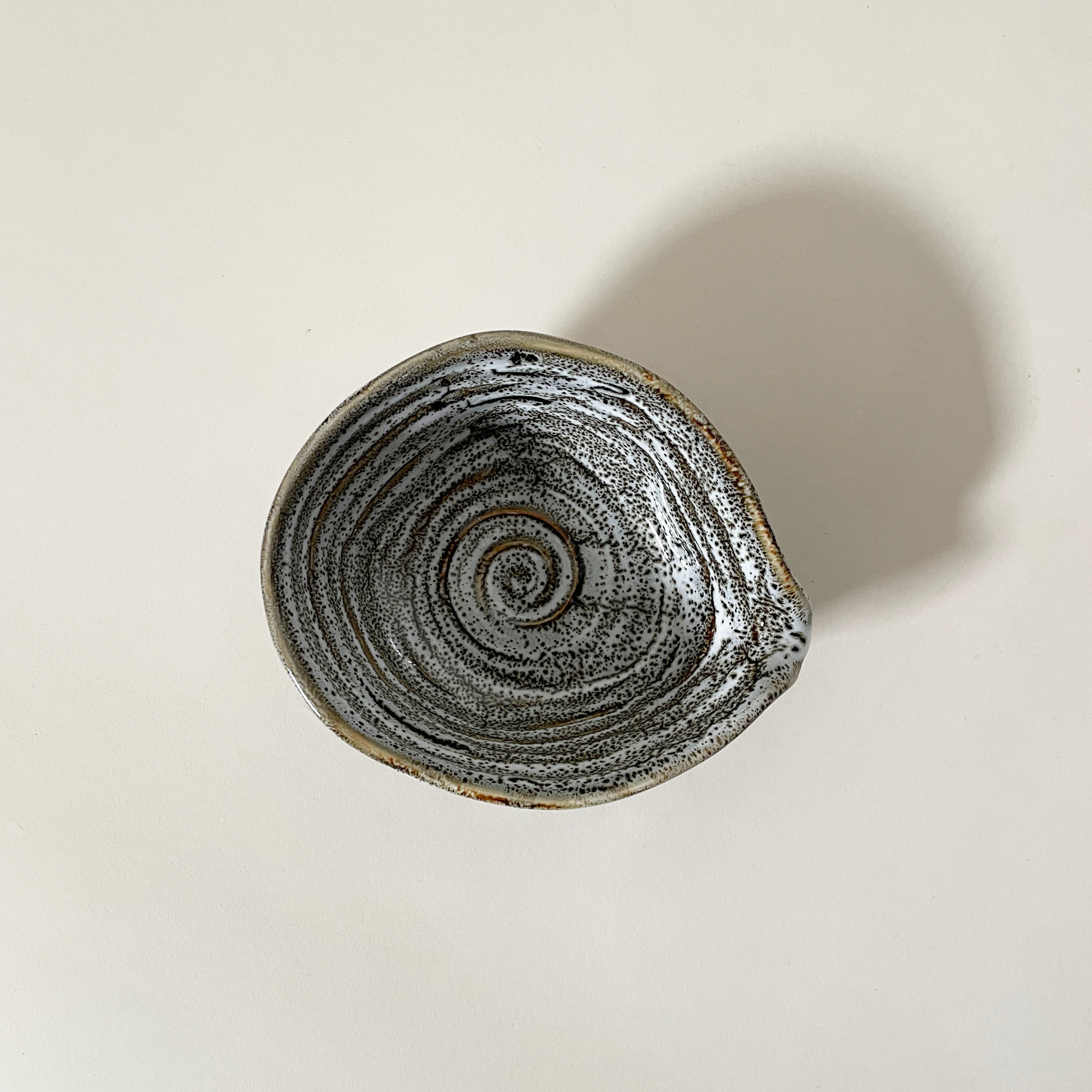 Textural-Glazed Ceramic Matcha Bowl
