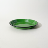 Utilitario Mexicano Enamelware Coupe Plate, Nopal Green