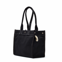 Utility Canvas Black Mini Field Bag – 18oz Canvas with Straps