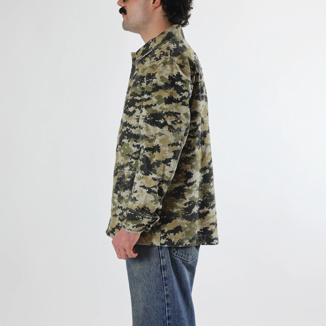 Utility Canvas Digital Camo Chore Coat – Pre-Shrunk & Durable