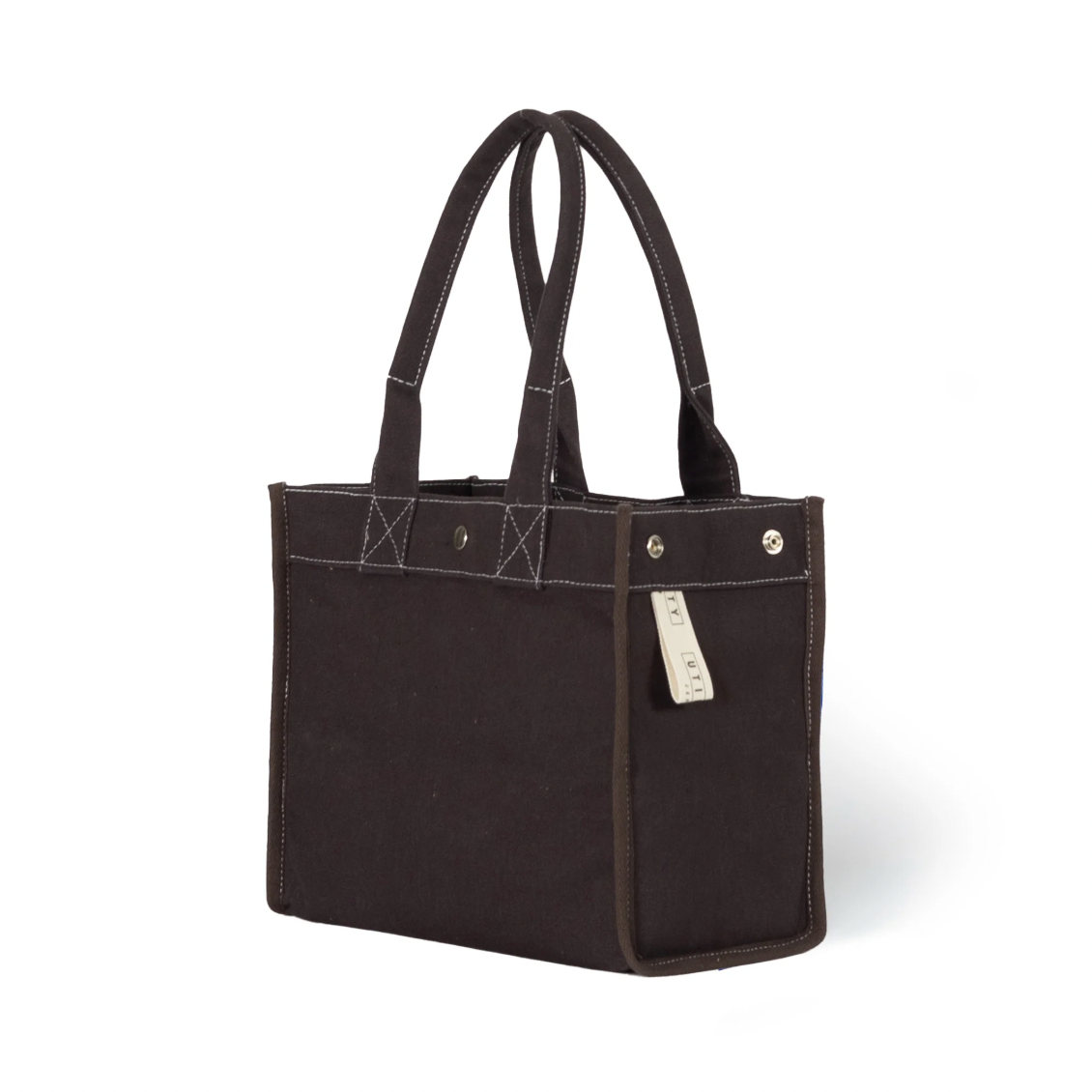 Utility Canvas Espresso Mini Field Bag – 18oz Canvas with Straps
