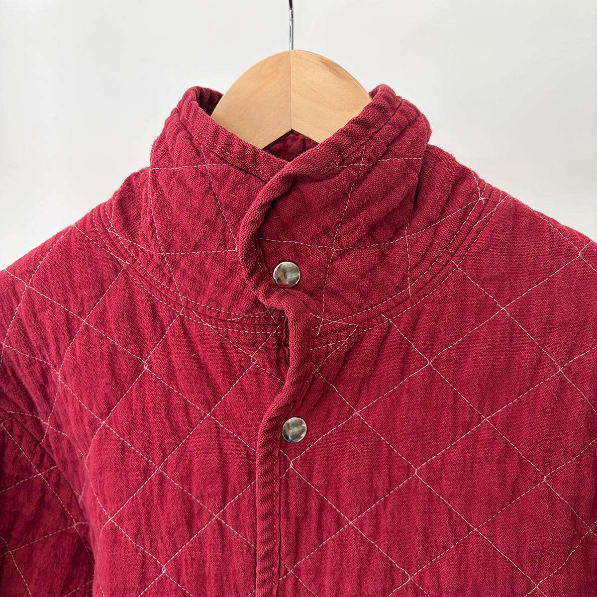 Quilted Snap Jacket, Paprika