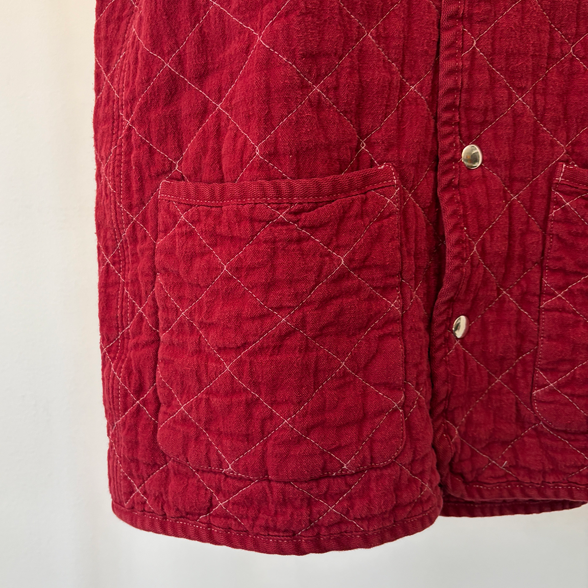 Quilted Snap Jacket, Paprika