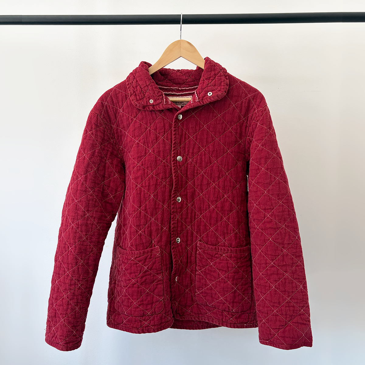 Quilted Snap Jacket, Paprika