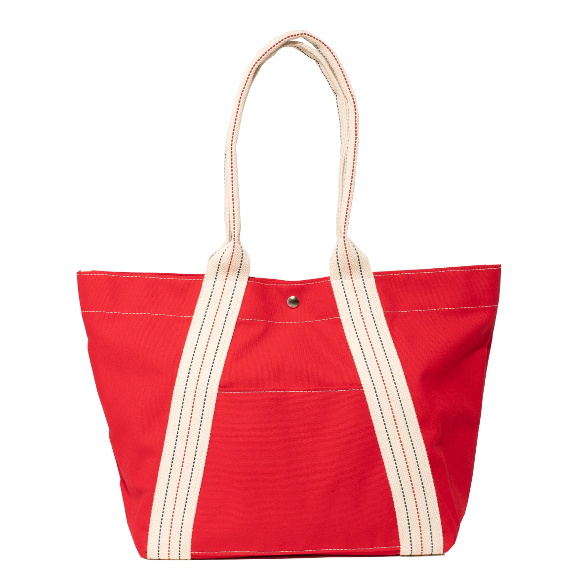 Utility Canvas Red A-Frame Tote – Durable 18oz Canvas Bag