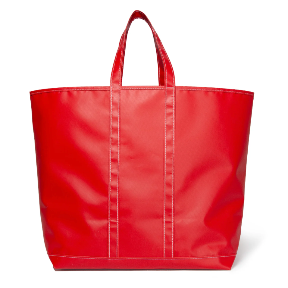 Utility Canvas Rigger Tote, Red – Durable, Waterproof Bag