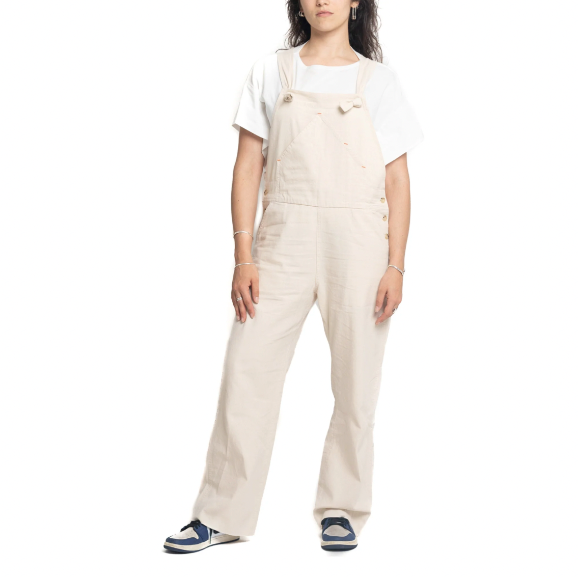Utility Canvas Unisex Natural Overalls – Durable, Pre-Shrunk Cotton Canvas