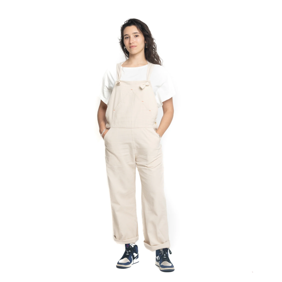 Utility Canvas Unisex Natural Overalls – Durable, Pre-Shrunk Cotton Canvas