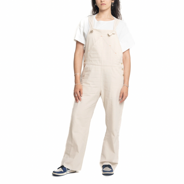 Utility Canvas Unisex Natural Overalls – Durable, Pre-Shrunk Cotton Canvas