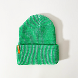 Verloop_Rib_Knit_Beanie_Kelly_Green_Stone