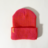 Verloop_Rib_Knit_Beanie_Poppy_Magenta