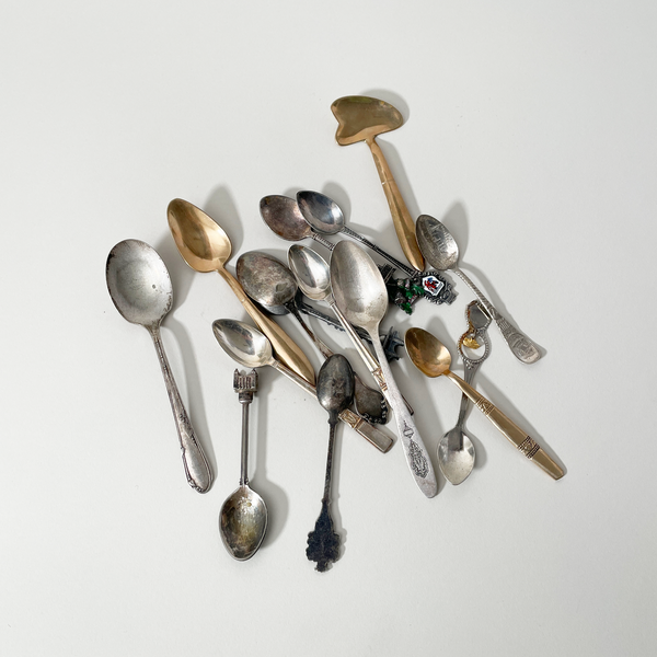 Vintage Silverplate Teaspoons & Mini Spoons