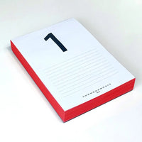 Undated Daily Calendar Pad