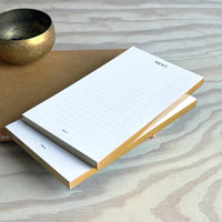 Gold Edged Next Notepad