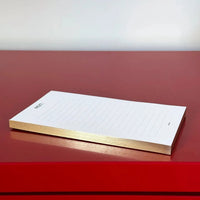 Gold Edged Next Notepad