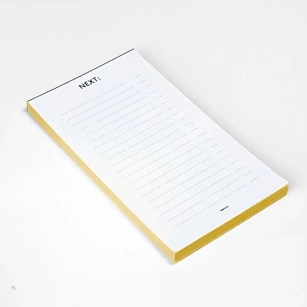 Gold Edged Next Notepad