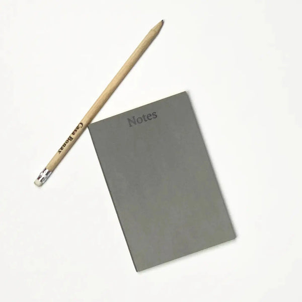 Green Edged Charcoal Jotter