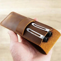 Leather Fountain Pen Pouch