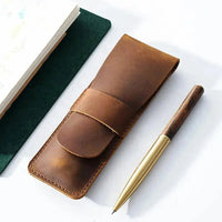 Leather Fountain Pen Pouch