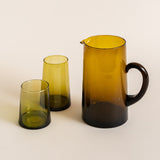 Moroccan Recycled Glass Pitcher