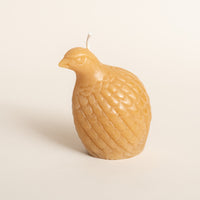 Beeswax Partridge Candle