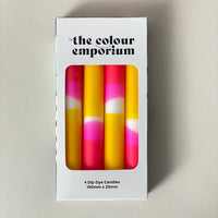 Dip-Dyed Candles (Set of 4)